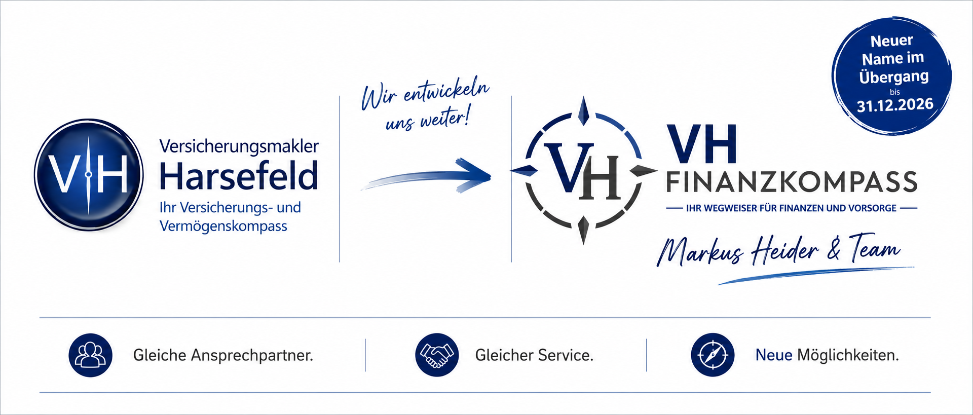 Markenübergang zu VH Finanzkompass